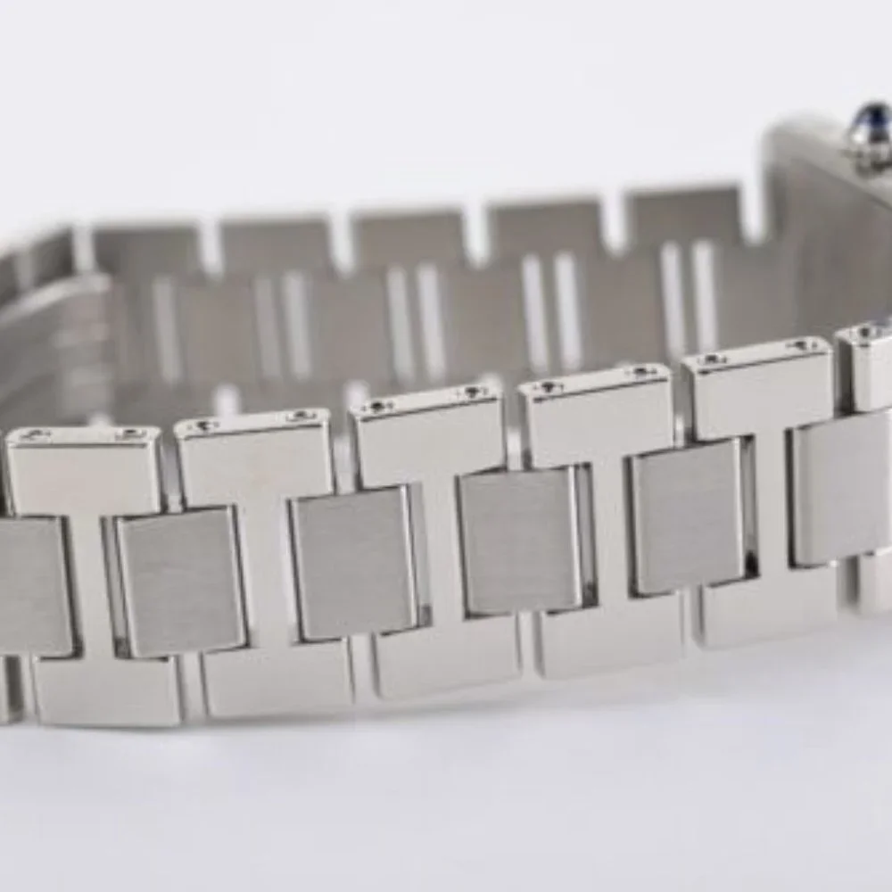 Cartier Tank Solo 3170 24X31mm Stainless Steel Watch W/ Box & Papers - Picture 5 of 9